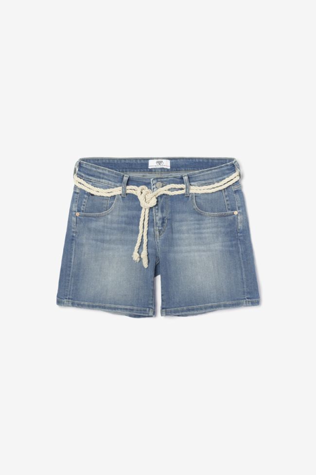 Bermuda Lami en jeans bleu délavé