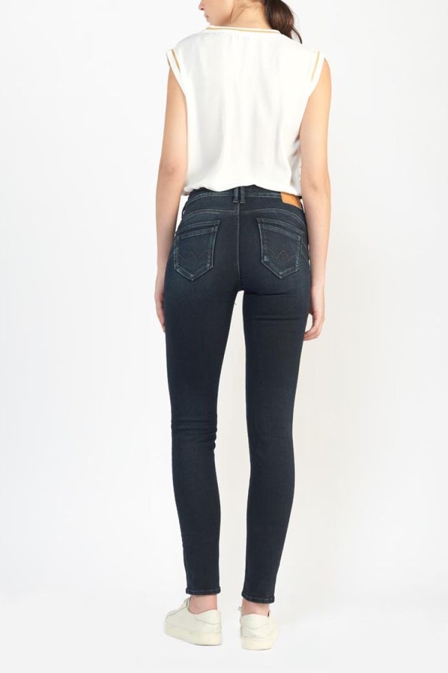 Jeans pulp slim Line taille haute bleu-noir N°1