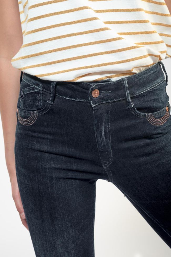 Jeans pulp slim Line taille haute bleu-noir N°1