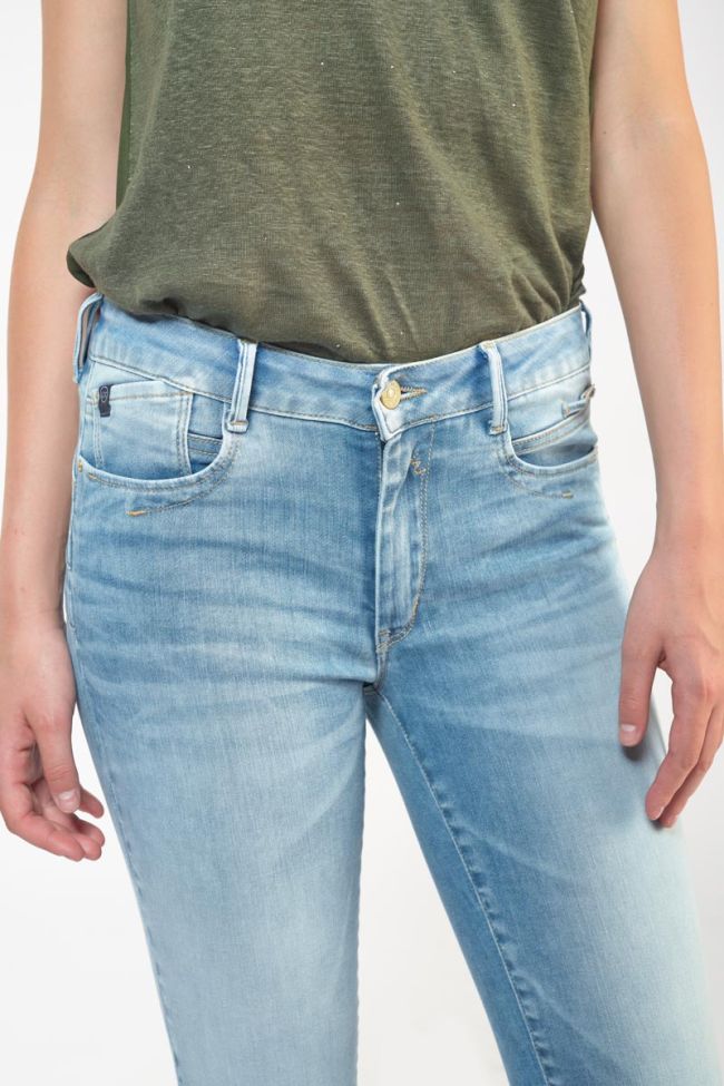 Jeans pulp slim Lyle taille haute 7/8ème bleu N°4