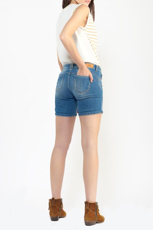 Short Paola en jeans bleu
