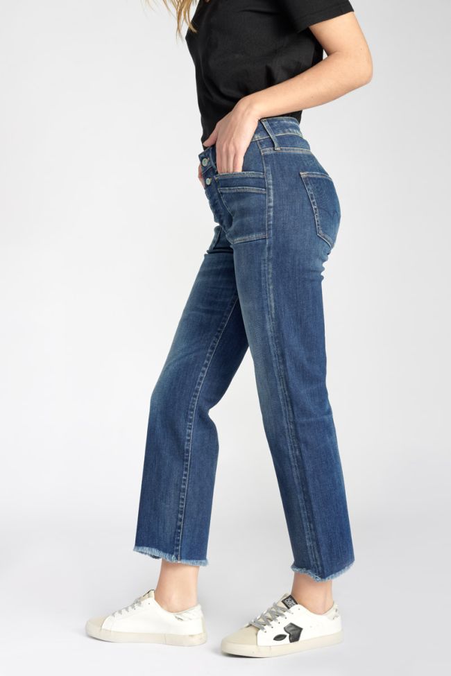Jeans Pricilia taille haute 7/8ème bleu N°2