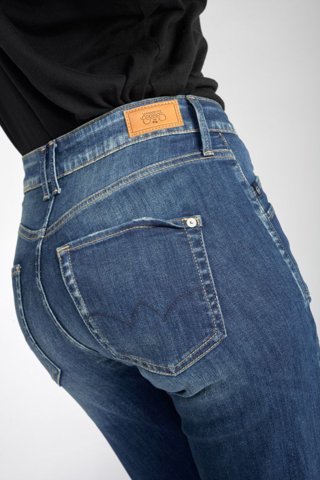 Jeans Pricilia taille haute 7/8ème bleu N°2