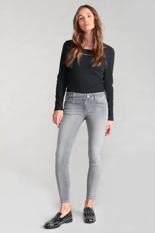 Jeans pulp slim 7/8ème gris N°3