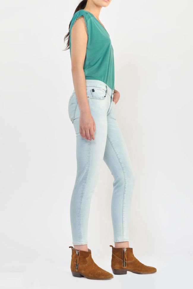 Jeans pulp slim 7/8ème bleu N°5