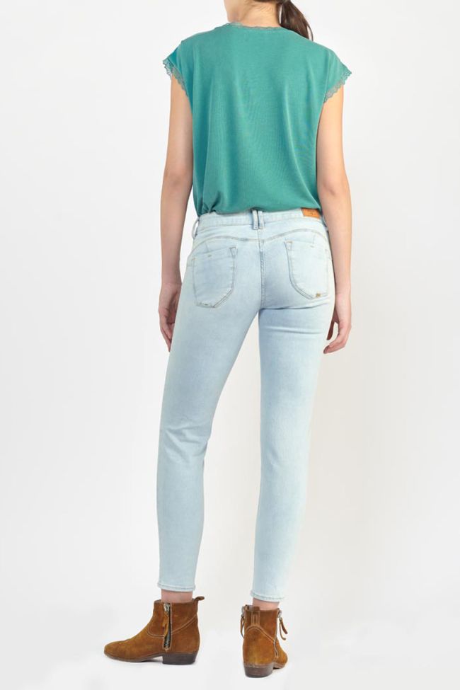 Jeans pulp slim 7/8ème bleu N°5