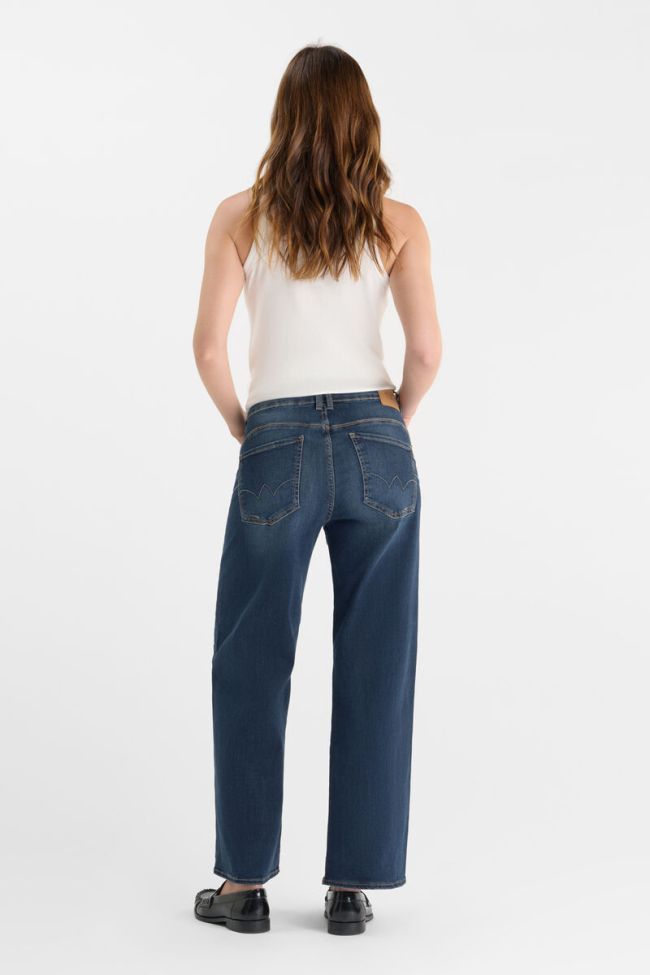 Jeans pulp wide leg taille haute 7/8ème bleu N°4