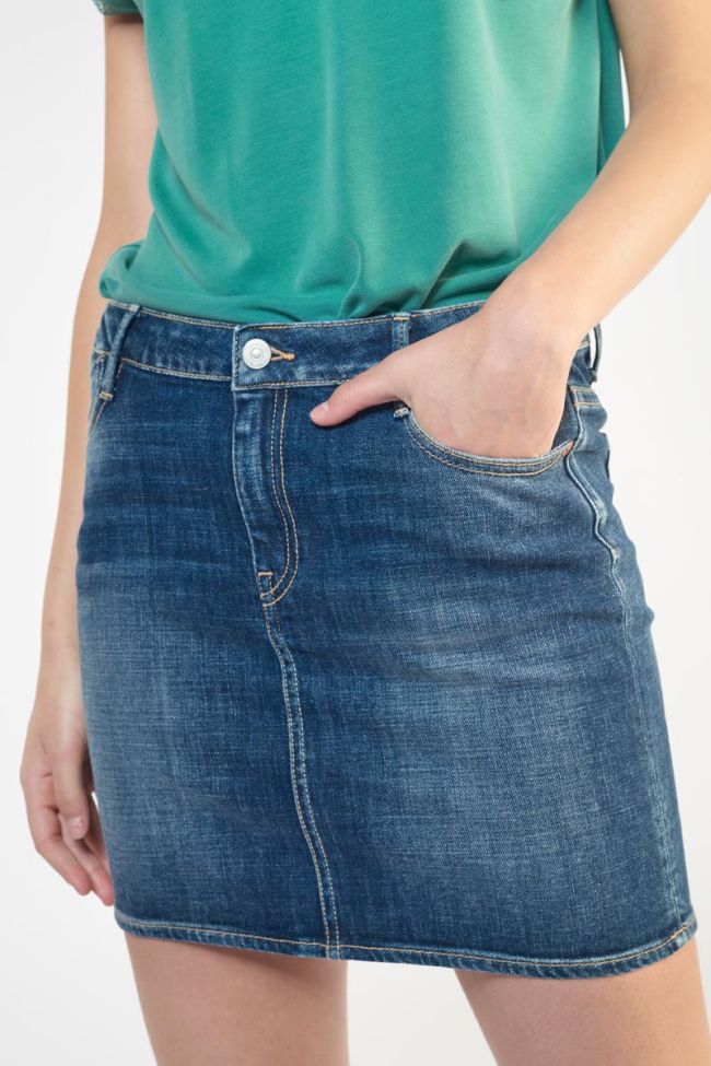 Jupe Talca en jeans bleu