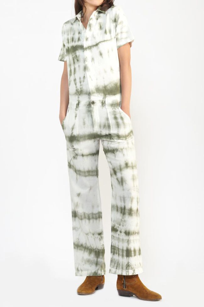 Combinaison pantalon Wagga tie and dye kaki