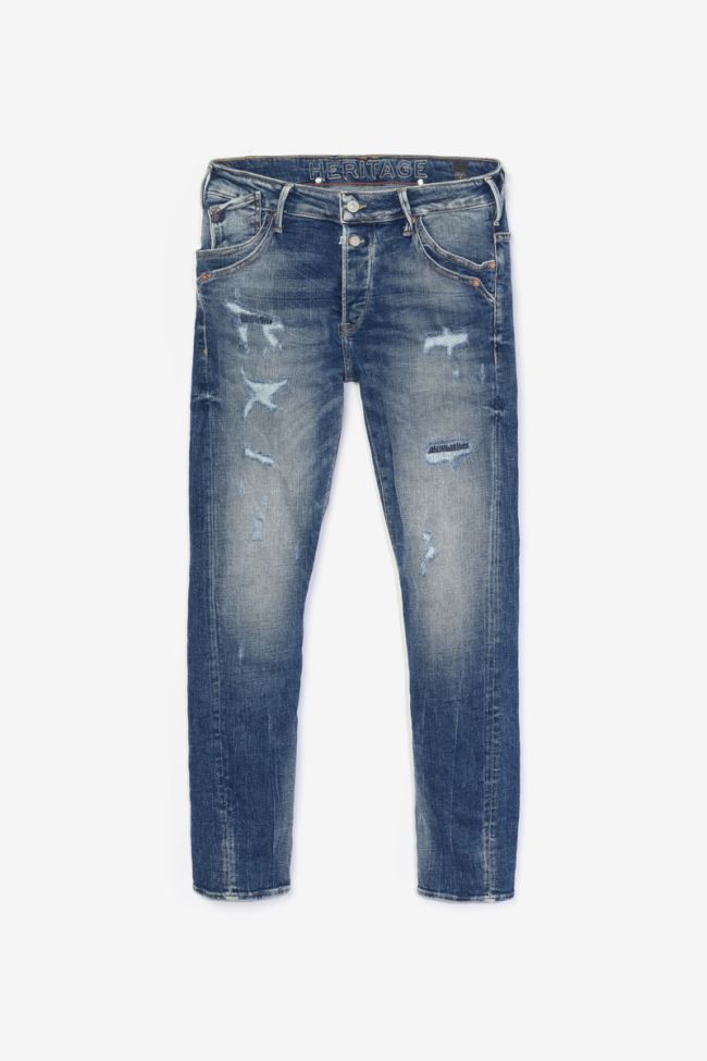 Jeans 900/16 tapered Nagold destroy vintage bleu N°3