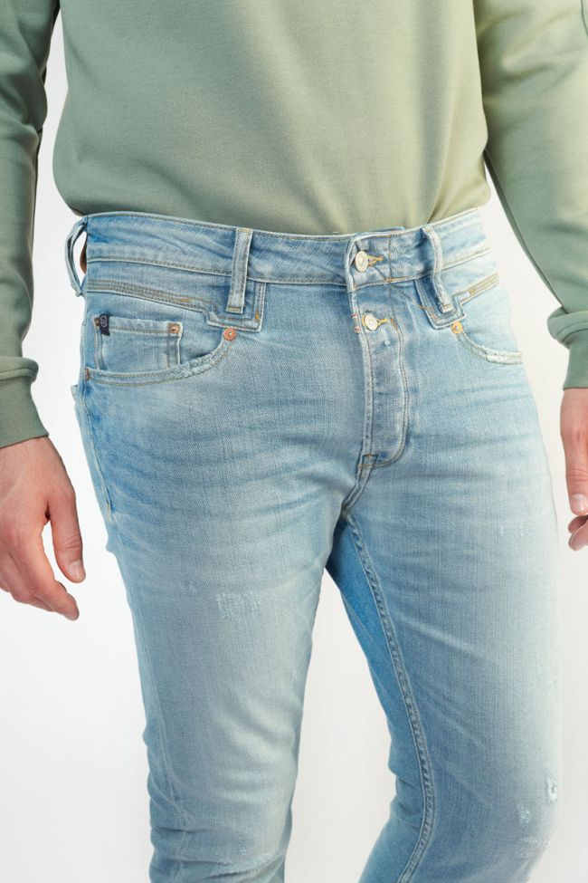 Jeans 900/16 tapered Raffi destroy vintage bleu N°5