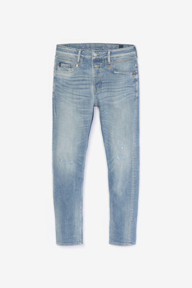 Jeans 900/16 tapered Raffi destroy vintage bleu N°5