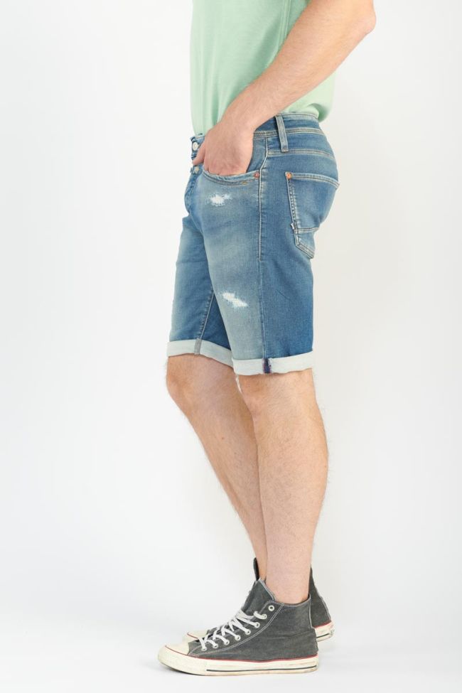 Bermuda Jogg If bleu clair délavé destroy
