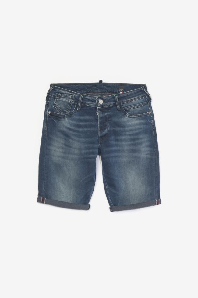 Bermuda Laredo en jeans bleu noir délavé