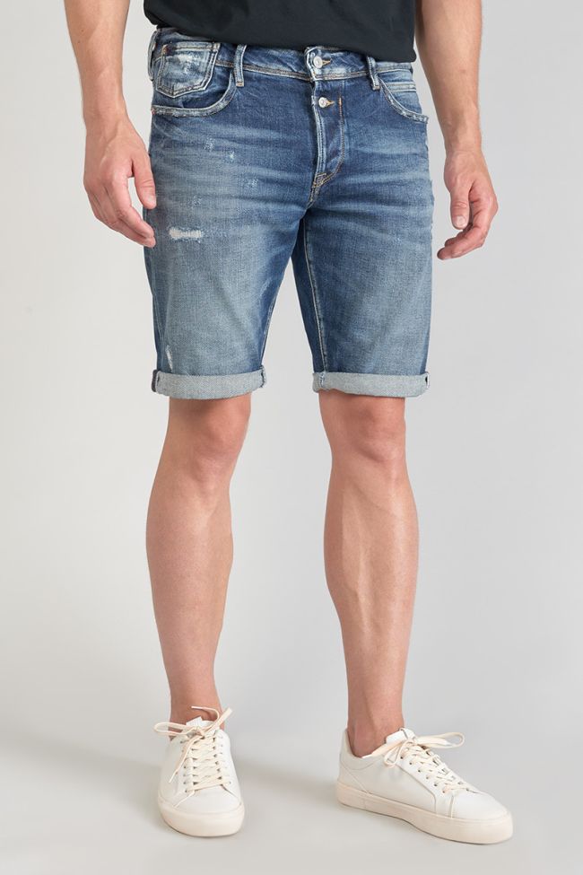 Bermuda Laredo en jeans bleu foncé destroy