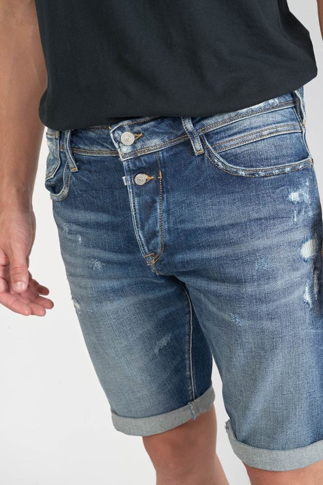 Bermuda Laredo en jeans bleu foncé destroy