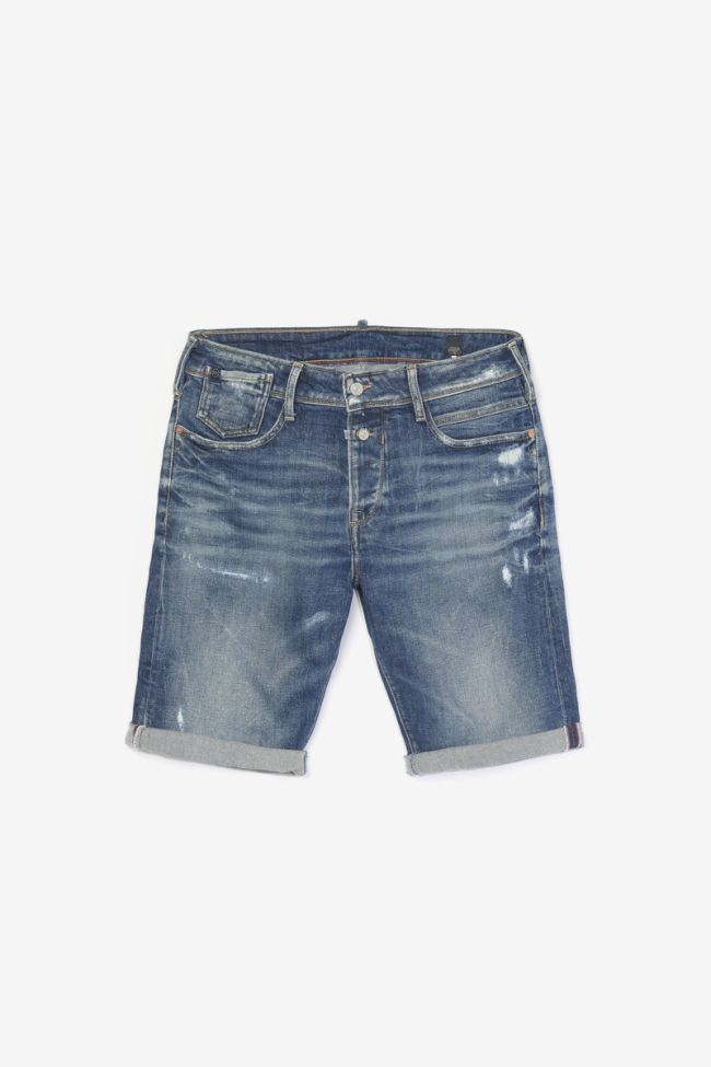 Bermuda Laredo en jeans bleu foncé destroy