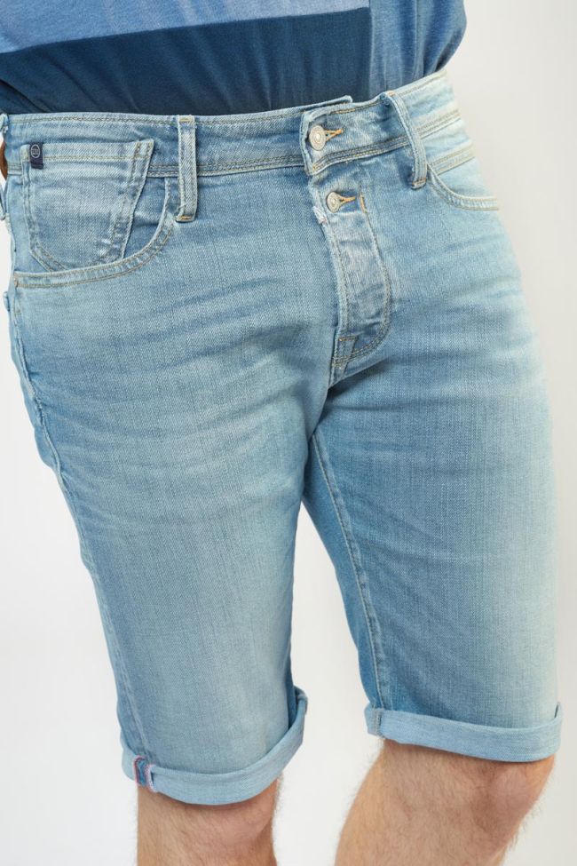 Bermuda Laredo en jeans bleu clair délavé