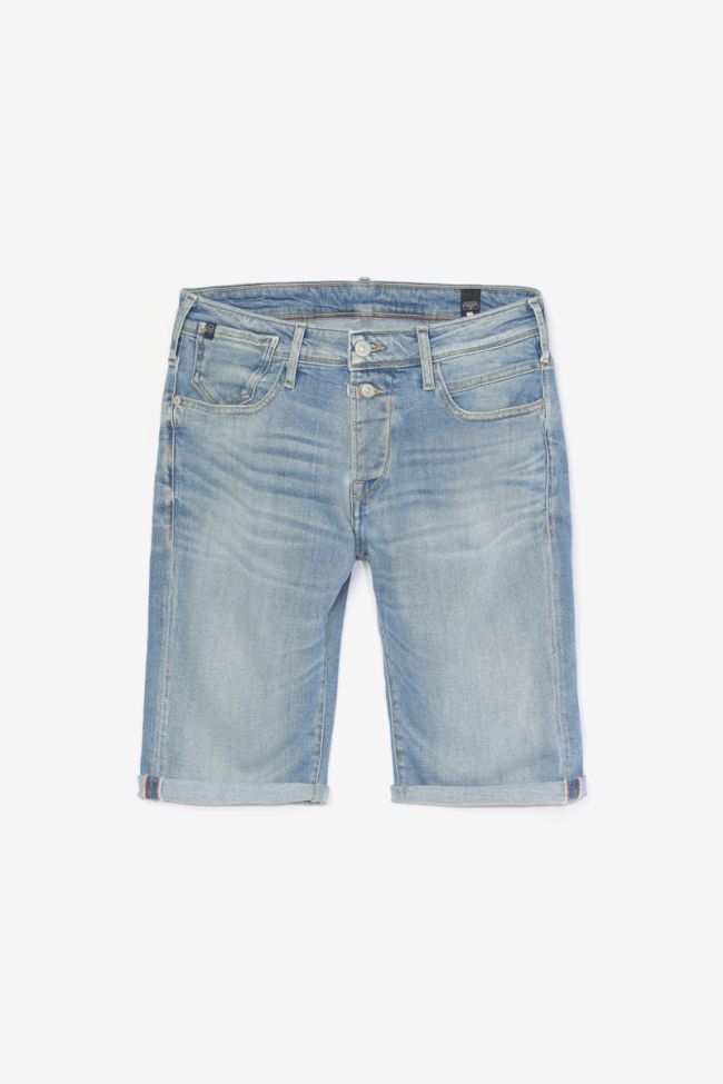 Bermuda Laredo en jeans bleu clair délavé
