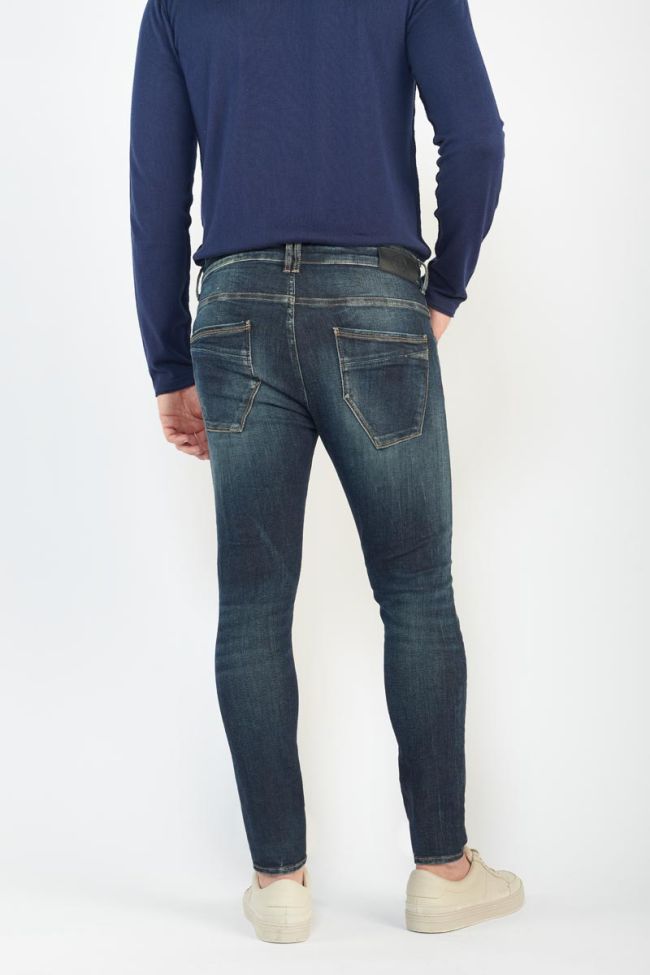 Jeans power skinny 7/8ème vintage bleu N°1
