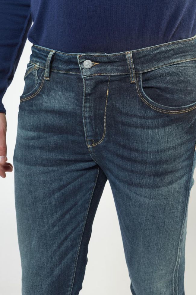 Jeans power skinny 7/8ème vintage bleu N°1