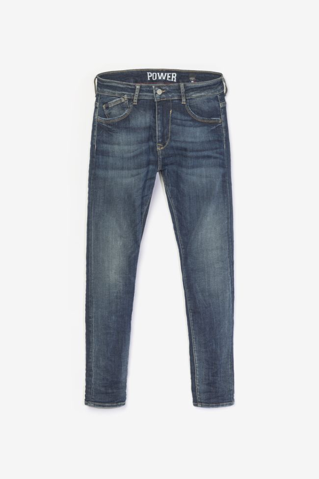 Jeans power skinny 7/8ème vintage bleu N°1