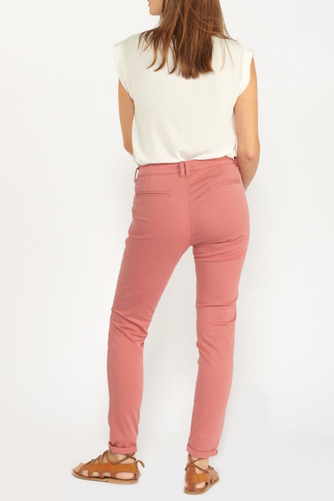 Pantalon Dyli pêche rosé
