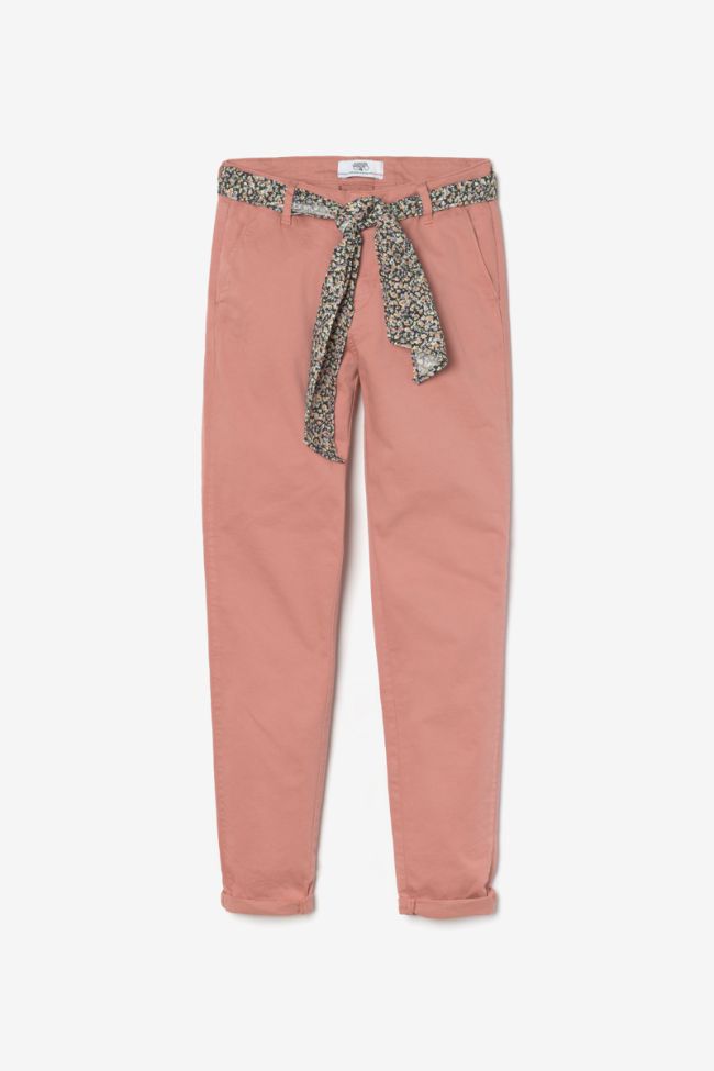 Pantalon Dyli pêche rosé