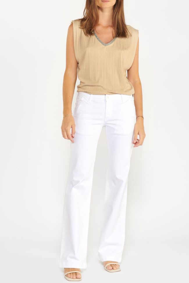 Pantalon Flare Joelle blanc