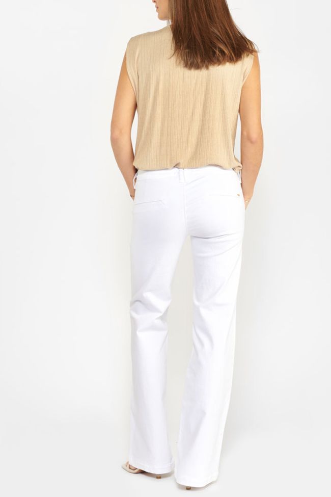 Pantalon Flare Joelle blanc