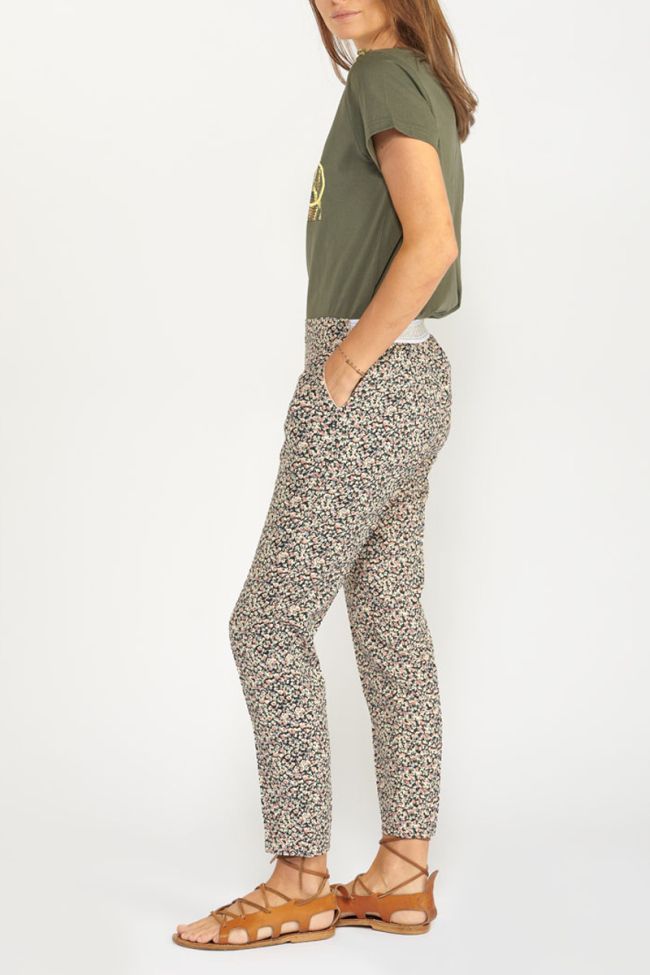 Pantalon Ranchy à motif fleuri