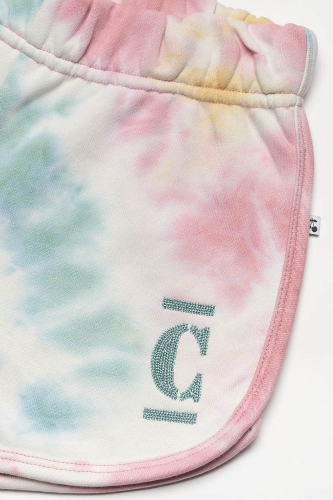 Short Islagi tie and dye multicolore