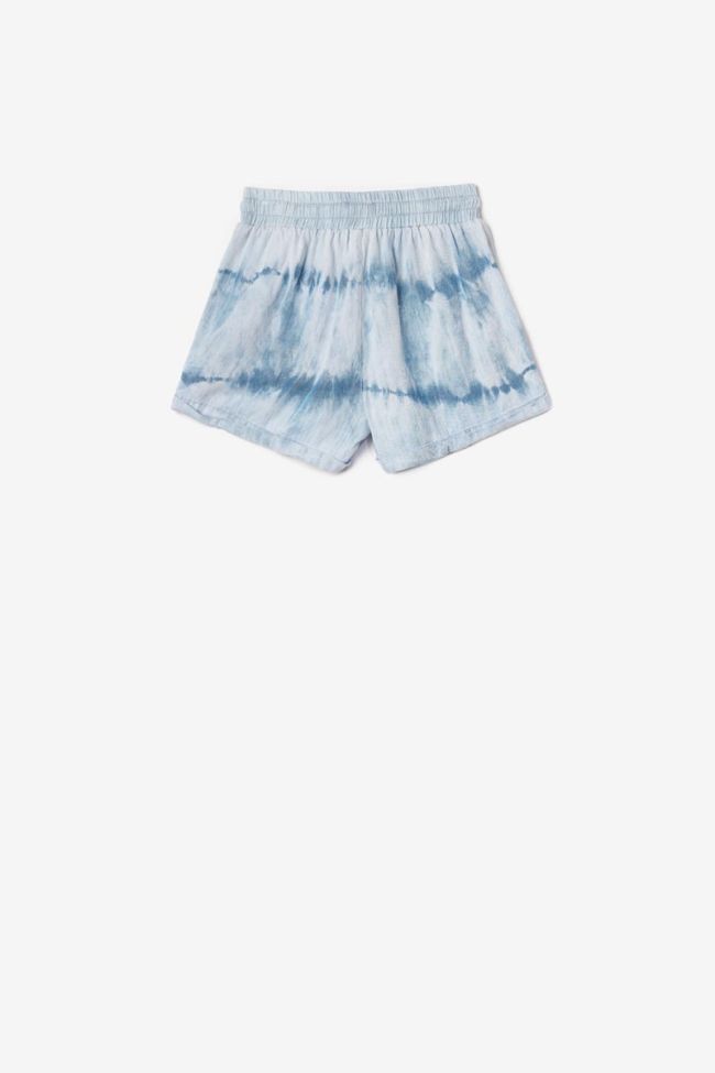 Short Tidygi tie and dye bleu