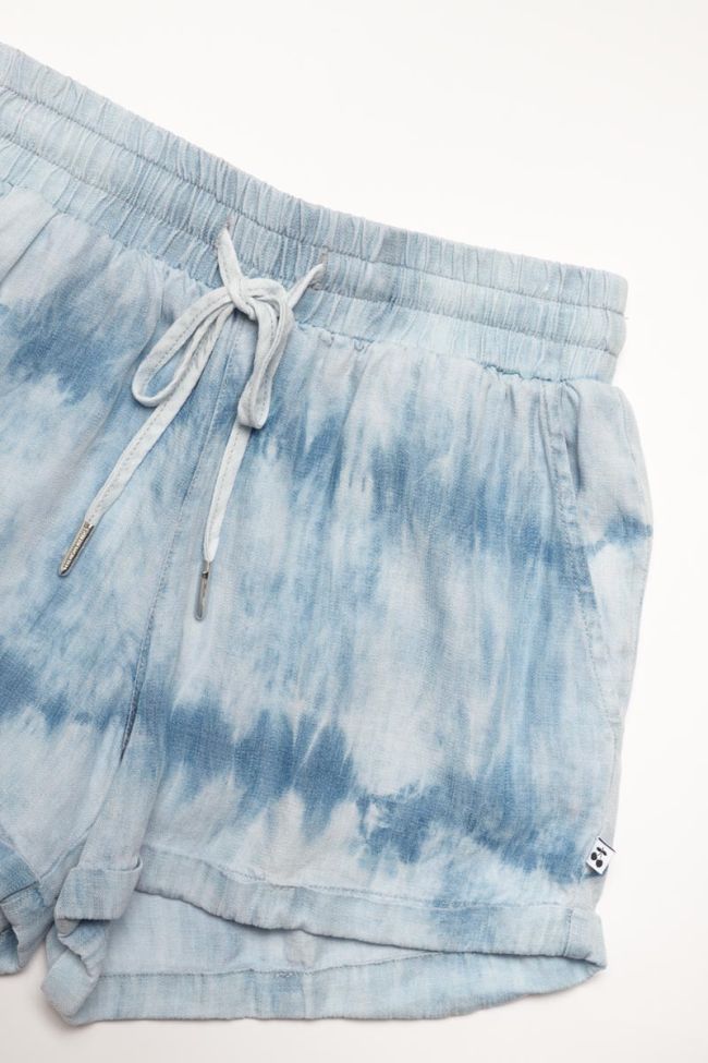 Short Tidygi tie and dye bleu