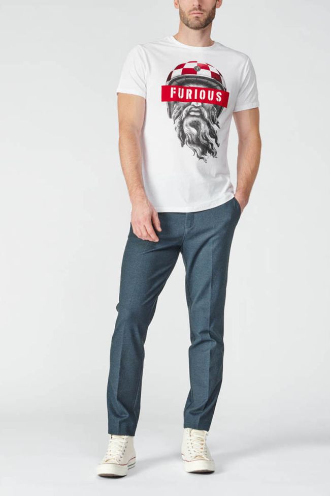 Pantalon Bodel bleu marine chiné