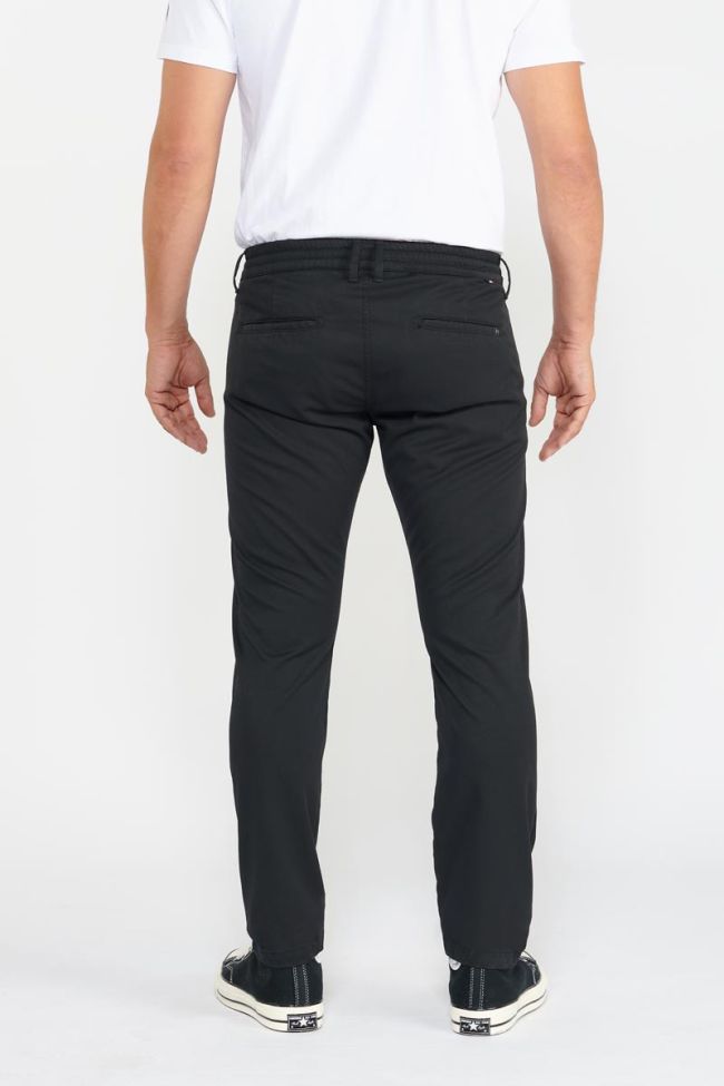 Pantalon Risor rayé noir et bleu
