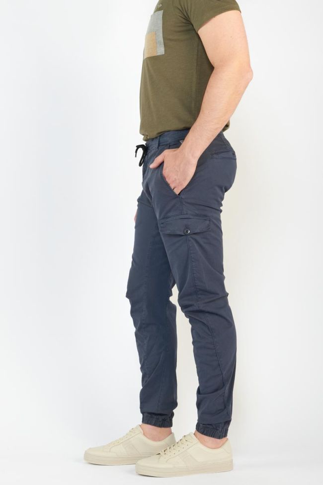 Pantalon cargo Vedje bleu marine