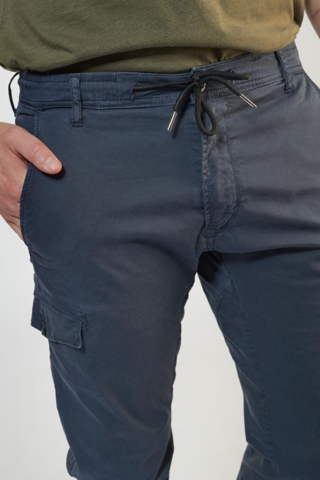 Pantalon cargo Vedje bleu marine