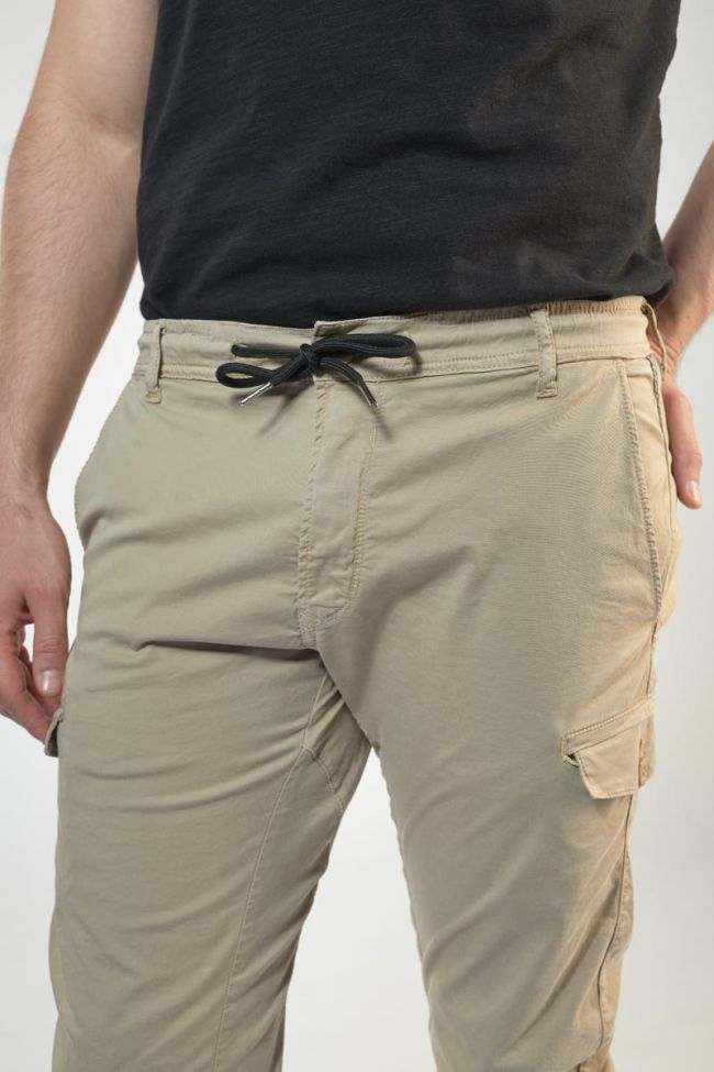 Pantalon cargo Vedje beige sable
