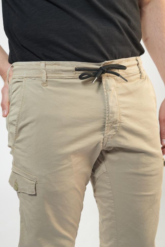 Pantalon cargo Vedje beige sable