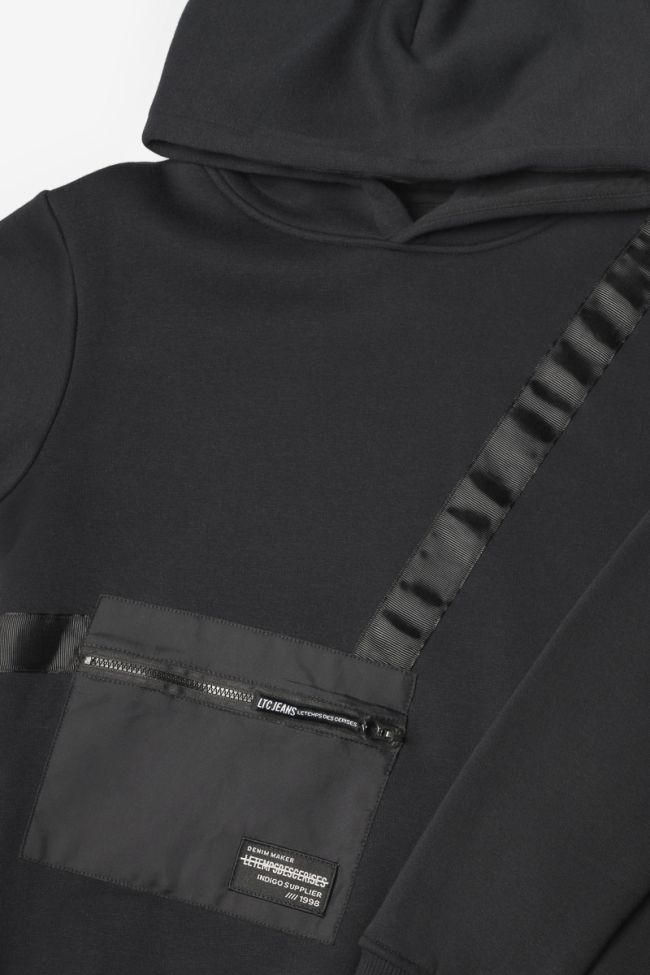Sweat à capuche Itobo noir