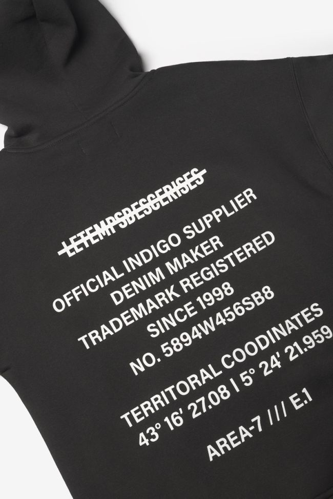 Sweat à capuche Tanbo noir