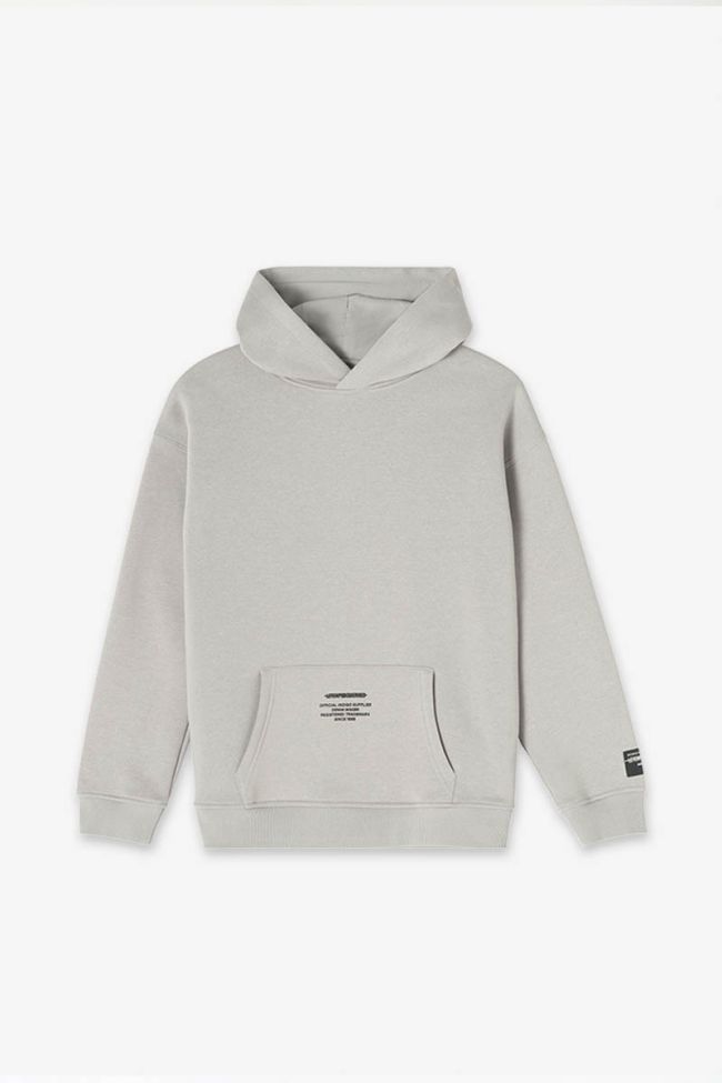 Sweat à capuche Tanbo gris clair