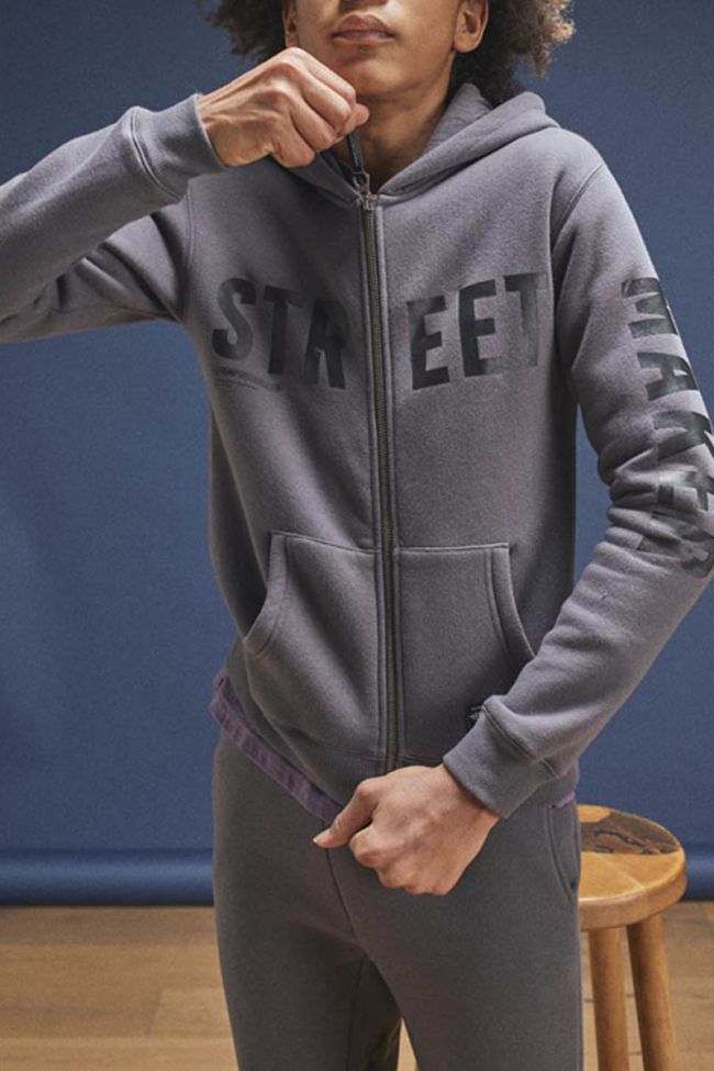 Sweat zippé Yamabo anthracite