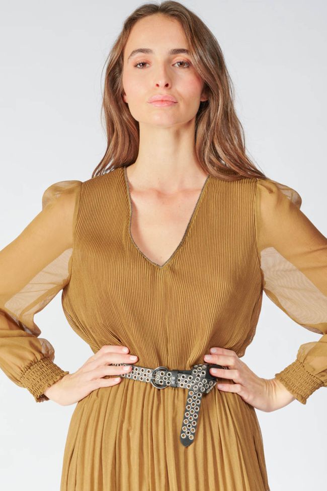 Ceinture Saona en cuir noir