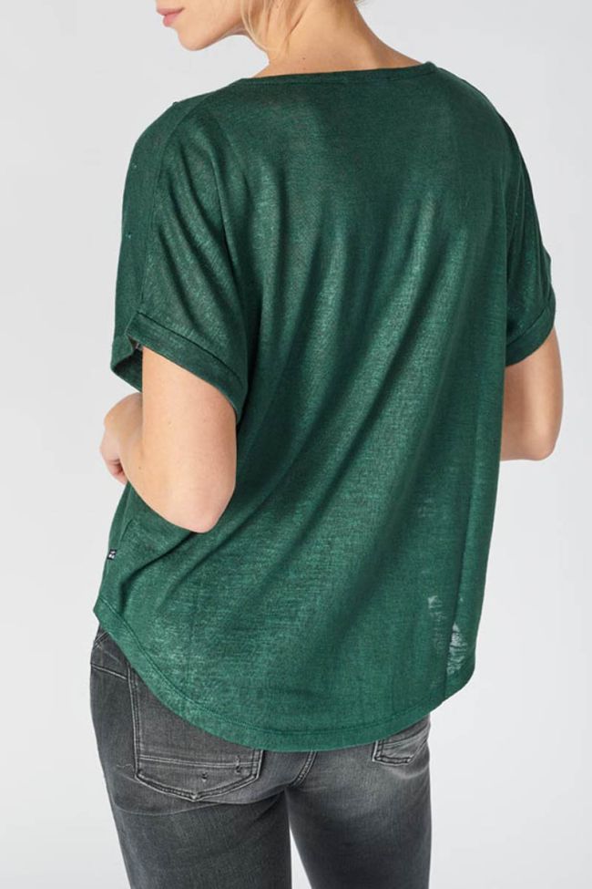 T-shirt Bijou vert sapin