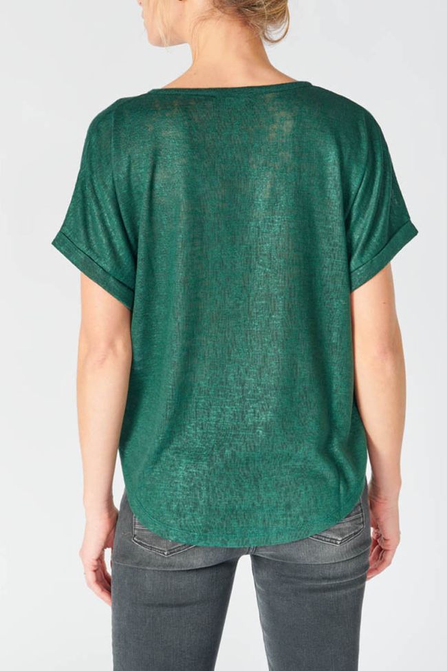 T-shirt Bijou vert sapin