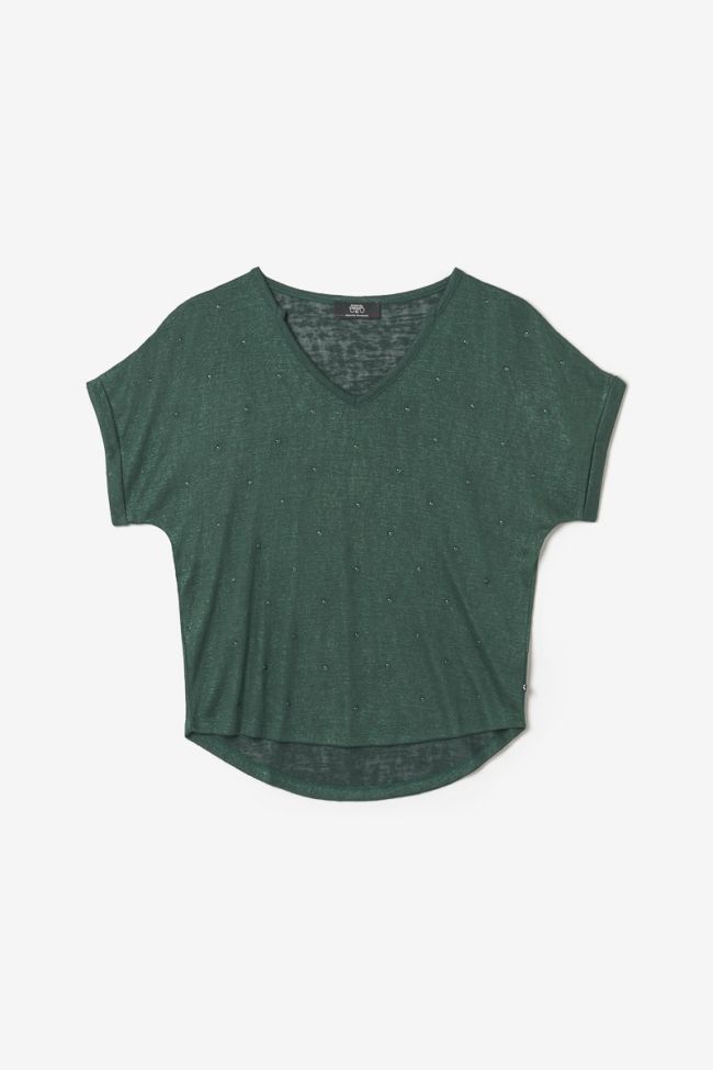 T-shirt Bijou vert sapin