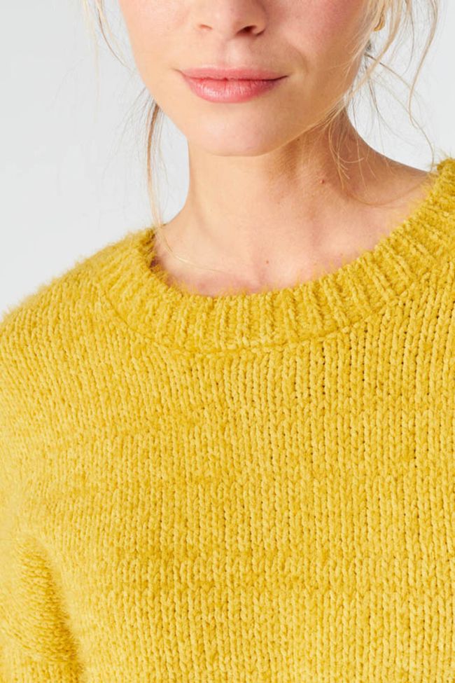 Pull Daisy moutarde
