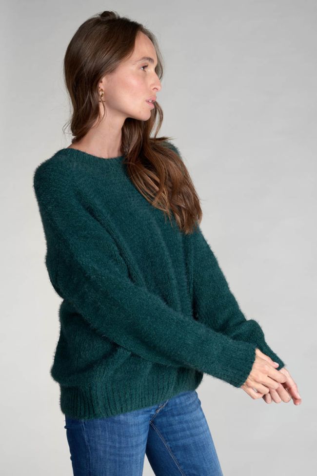 Pull Daisy vert bouteille